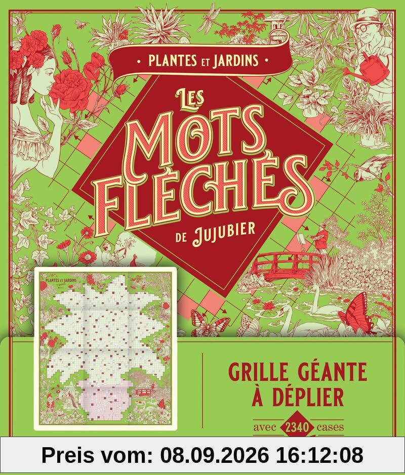 Plantes et jardins : Les mots fléchés de Jujubier : Grille géante