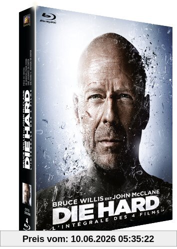 Coffret die hard ; piège de cristal ; 58 minutes pour vivre ; une journée en enfer [Blu-ray] [FR Import]