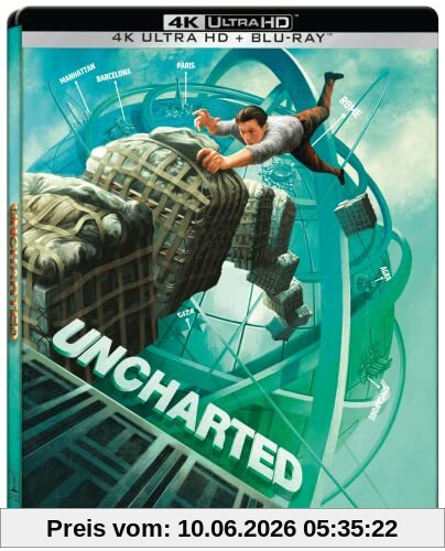 Uncharted 4k ultra hd [Blu-ray] [FR Import]