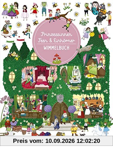Prinzessinnen, Feen & Einhörner Wimmelbuch Pocket: Pocket Version - Kinderbücher ab 2 Jahre - Bilderbuch