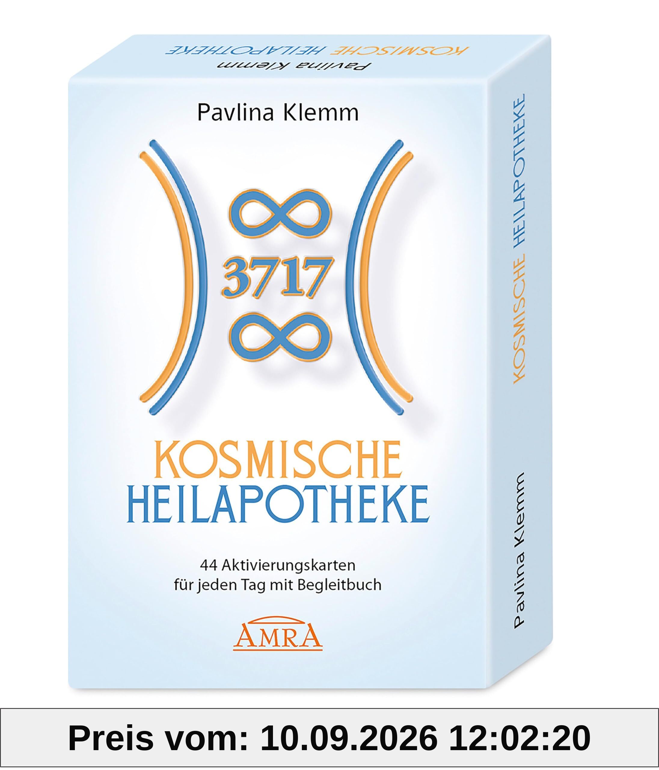 KOSMISCHE HEILAPOTHEKE: 44 Aktivierungskarten für jeden Tag - mit Begleitbuch (Das neue Kartenset der SPIEGEL-Bestsellerautorin!) (Pavlina Klemms Plejadenbücher)