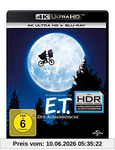 E.T. - Der Außerirdische  (4K Ultra HD) (+ Blu-ray 2D)