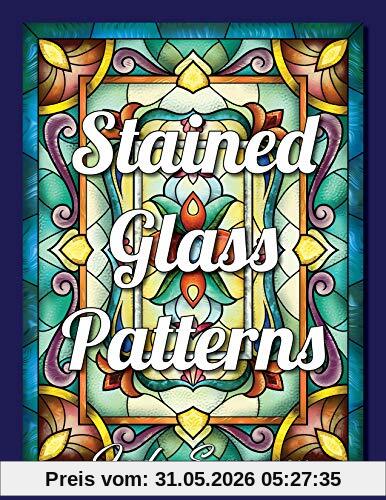 Jade Summer Stained Glass Patterns, An Adult Coloring Book With 50 Inspirational Window Designs And Easy Patterns For Relaxation (Stained Glass Coloring Books