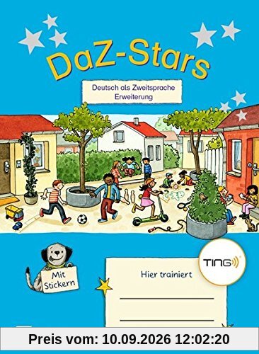 DaZ-Stars - TING-Ausgabe / Deutsch als Zweitsprache - Erweiterung: Übungsheft. Mit Lösungen