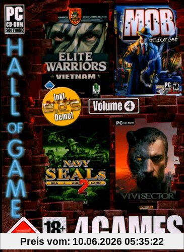 4Games Vol. 4 (Elite Warriors Vietnam / Mob Enforcer / Navy Seals 2 / Vivisector)