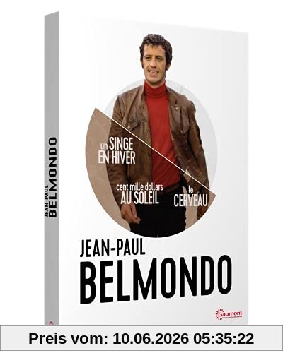 Jean-paul belmondo : un singe en hiver + cent-mille dollars au soleil + le cerveau [FR Import]
