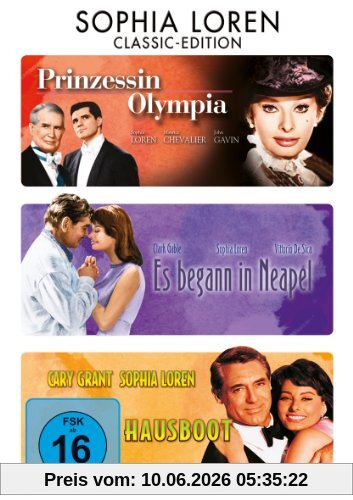 Prinzessin Olympia / Es begann in Neapel / Hausboot [3 DVDs]