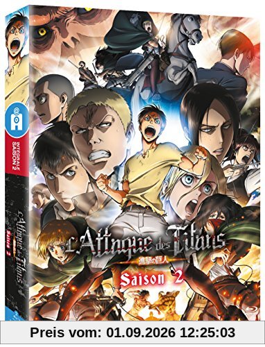 Coffret l'attaque des titans, saison 2 [Blu-ray] [FR Import]