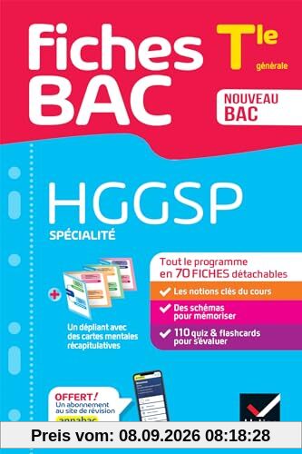 HGGSP spécialité, terminale générale : nouveau bac