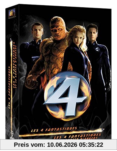 Coffret les 4 fantastiques : les 4 fantastiques ; les 4 fantastiques et le surfer d'argent [FR Import]