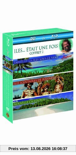 Iles... était une fois : Tahiti et les îles Sous-le-Vent, Îles lointaines de Polynésie, Nouvelle-Calédonie (Blu-ray + DVD)