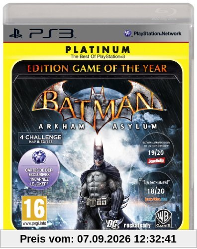 Batman Arkham Asylum - édition jeu de l'année