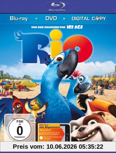 Rio (+ DVD & Digital Copy) [Blu-ray]