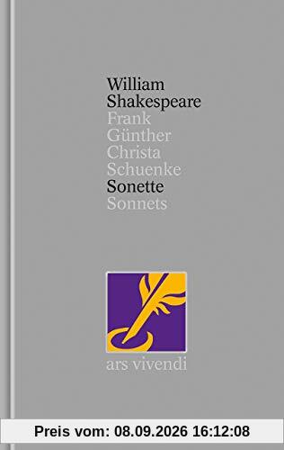 Sonette / Sonnets, William Shakespeare (Gesamtausgabe übersetzt von Frank Günther, Band 38, Zweisprachig)