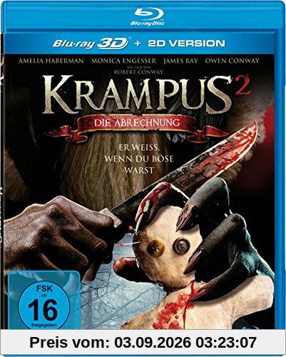 Krampus 2 - Die Abrechnung (inkl. 2D-Version) [3D Blu-ray]