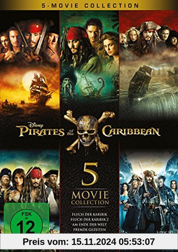 Pirates of the Caribbean 5-Movie Collection [5 DVDs]