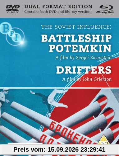 Sergei Eisenstein The Soviet Influence, Battleship Potemkin + Drifters (Dvd & Blu-ray) [1929] [Uk Import]