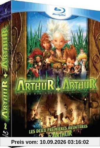 Arthur et les minimoys ; arthur et la vengeance de maltazard [Blu-ray] [FR Import]