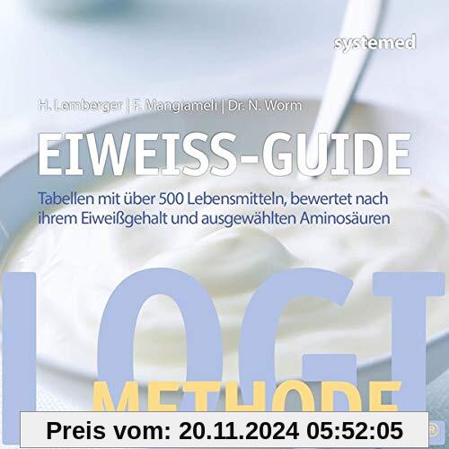 Eiweiß-Guide: Tabellen mit über 500 Lebensmitteln, bewertet nach ihrem Eiweißgehalt und ausgewählten Aminosäuren