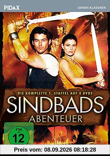 Sindbads Abenteuer, Staffel 1 / Die ersten 22 Folgen der der Fantasyserie (Pidax Serien-Klassiker) [4 DVDs]