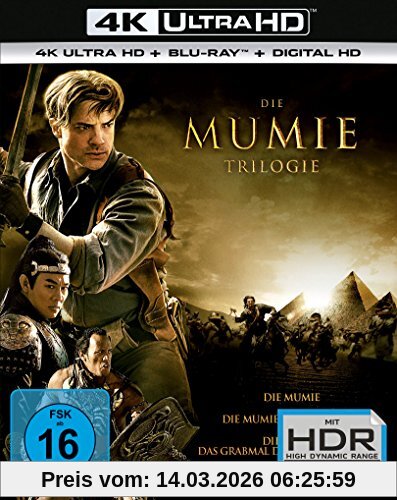 Stephen Sommers Die Mumie - Trilogy (3 4K Ultra Hd) (+ 3 Blu-rays)