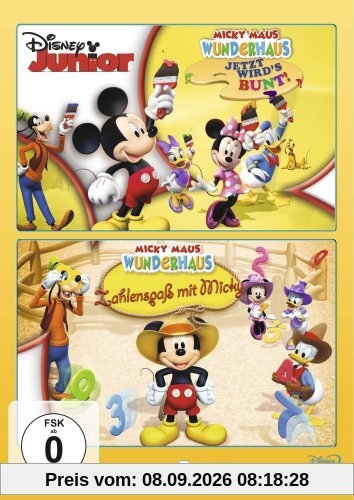 Micky Maus Wunderhaus - Jetzt wird's bunt! / Zahlenspaß mit Micky [2 DVDs]