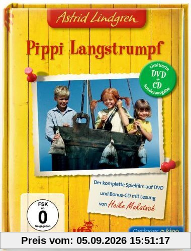 Pippi Langstrumpf SA (DVD + CD): mit Audio CD