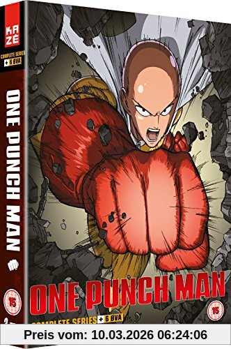 Shingo Natsume One Punch Man Collection 1 (Episodes 1-12 + 6 Ova) [Dvd] [Uk Import]