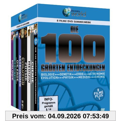 Die 100 größten Entdeckungen - 9 DVD Box