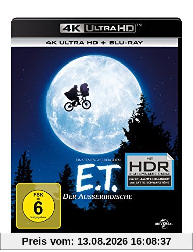 E.T. - Der Außerirdische (4K Ultra HD) (+ Blu-ray 2D)