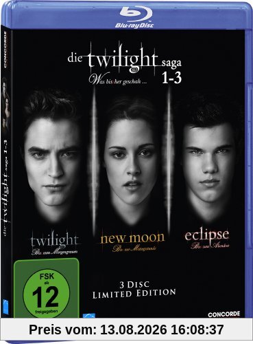 Die Twilight Saga 1-3 - Was bis(s)her geschah... [Blu-ray] [Limited Edition]