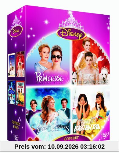Coffret princesses : il était une fois ; princesse malgré elle ; un mariage de princesse ; princess protection program [FR Import]