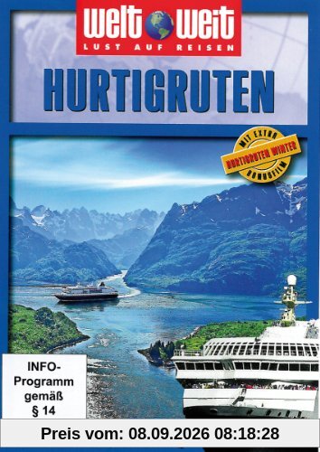 Hurtigruten (Reihe: welt weit) mit Bonusfilm "Hurtigruten Winter" Länge: ca. 80 Min.