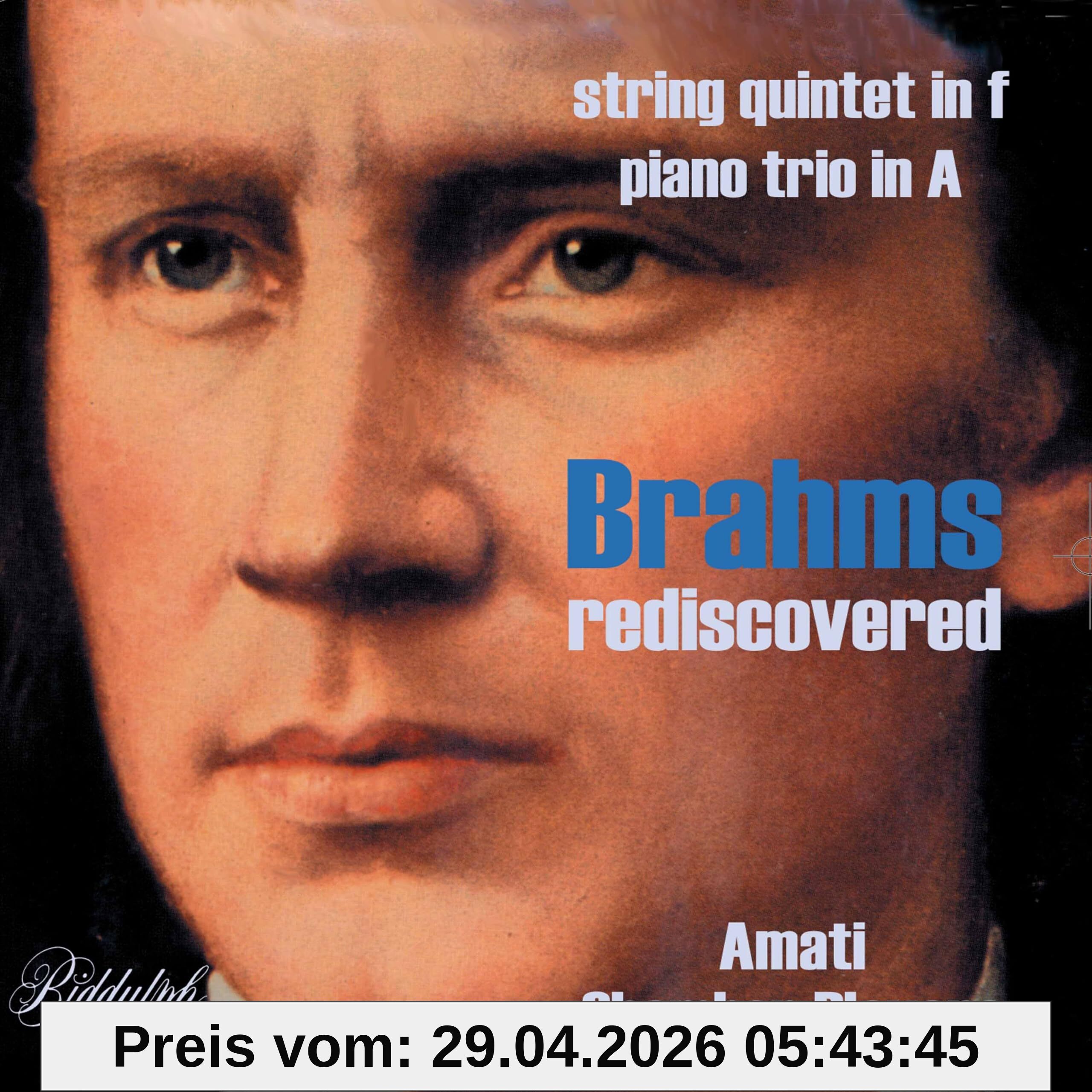 Brahms:String Quintet/Piano Trio