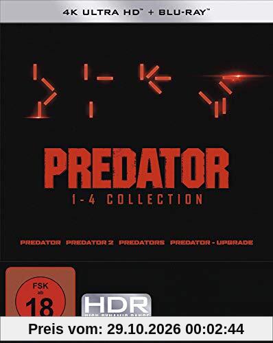 Predator 1-4 - Box (4K Ultra HD) (4 BR4K) (+ 4 BRs) [Blu-ray]