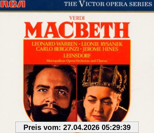 Leonard Warren Verdi, Macbeth (italienische Gesamtaufnahme)