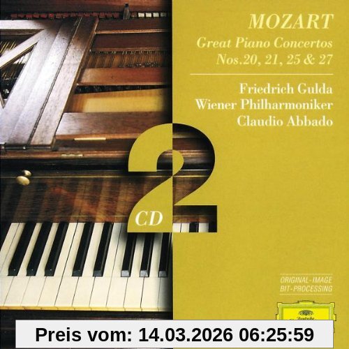 Friedrich Gulda Mozart, Klavierkonzerte 20, 21, 25, 27
