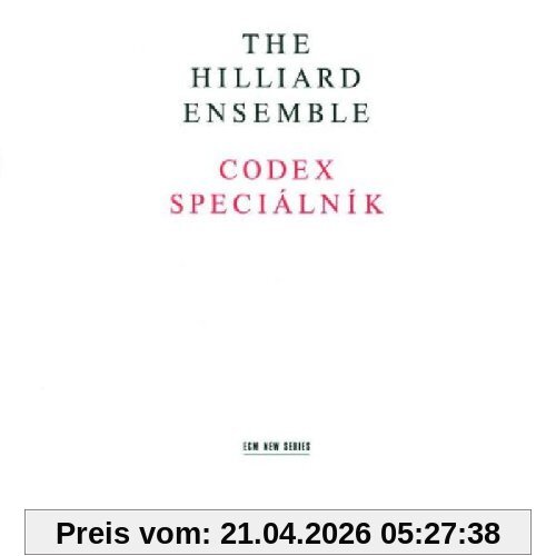 the Hilliard Ensemble Codex Specialnik (Musik Aus Einem Prager Manuskript Um 1500)