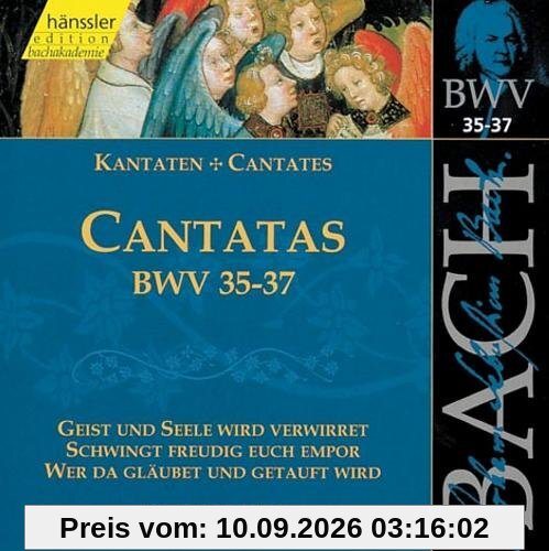 Edition Bachakademie Vol. 12 (Geistliche Kantaten BWV 35-37)