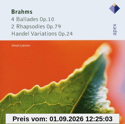 Händel-Variationen/4 Balladen/2 Rhapsodies
