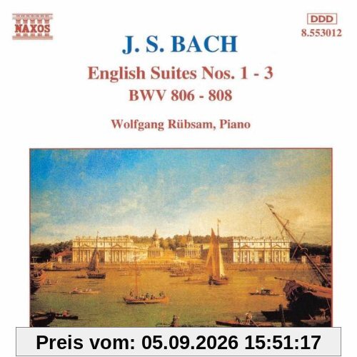 Bach: englische Suiten 1-3 Rübsam