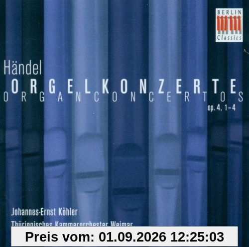 Orgelkonzerte Op.4,1-4