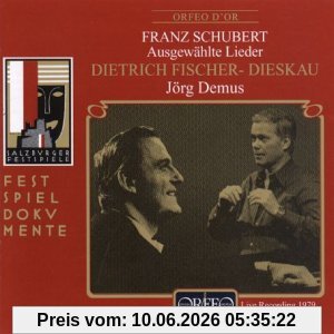 Ausgewählte Lieder von Franz Schubert (Aufnahme Live Salzburger Festspiele 30.07.1979)