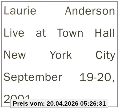 Laurie Anderson Live In New York