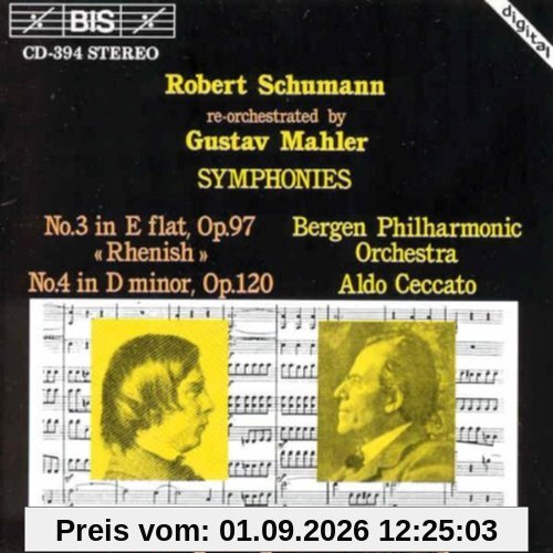 Schumann / Mahler Sinfonien 3, 4 Cecc