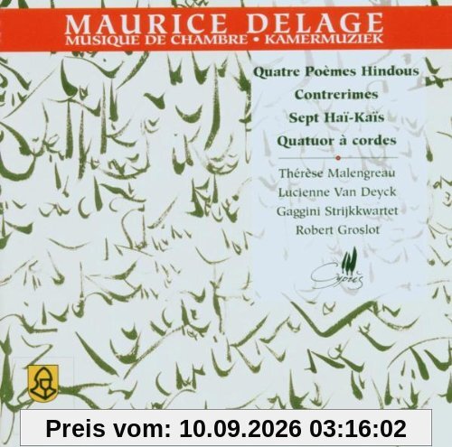 Maurice Delage: Kammermusik