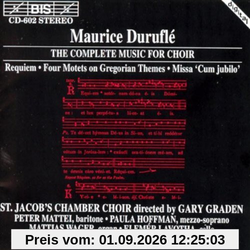 The complete Music for Choir