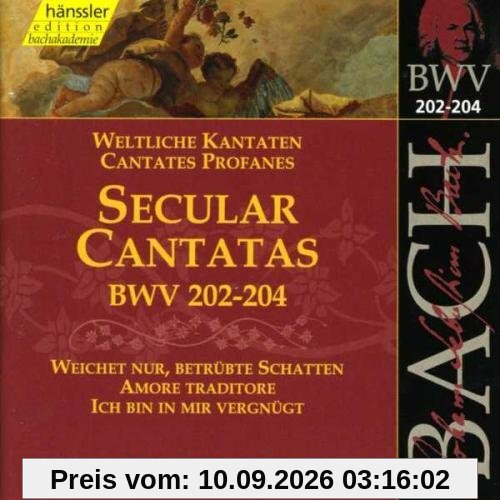 Edition Bachakademie Vol. 62 (Weltliche Kantaten BWV 202-204)