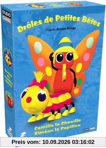 Drôles de petites bêtes : Camille la chenillle / Siméon le papillon - Coffret 2 DVD [FR Import]