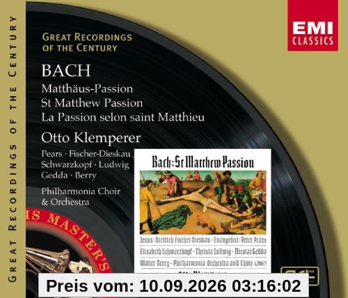 Bach: Matthäus Passion (Great Recordings Of The Century)